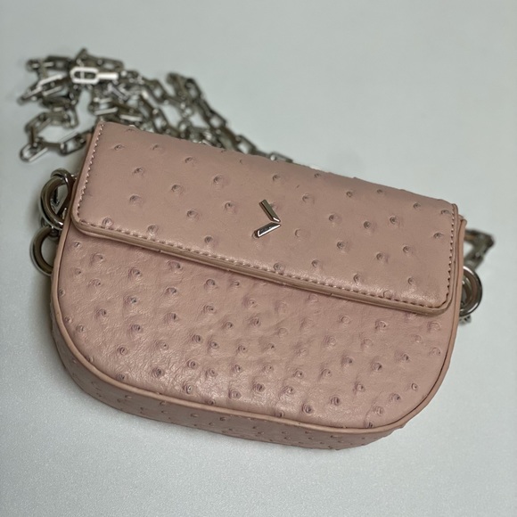 New. Ruve, vegan ostrich skin crossbody bag. - Picture 5 of 5